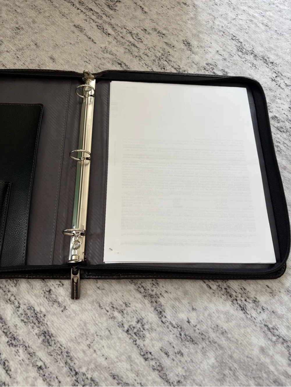 Leather organizer